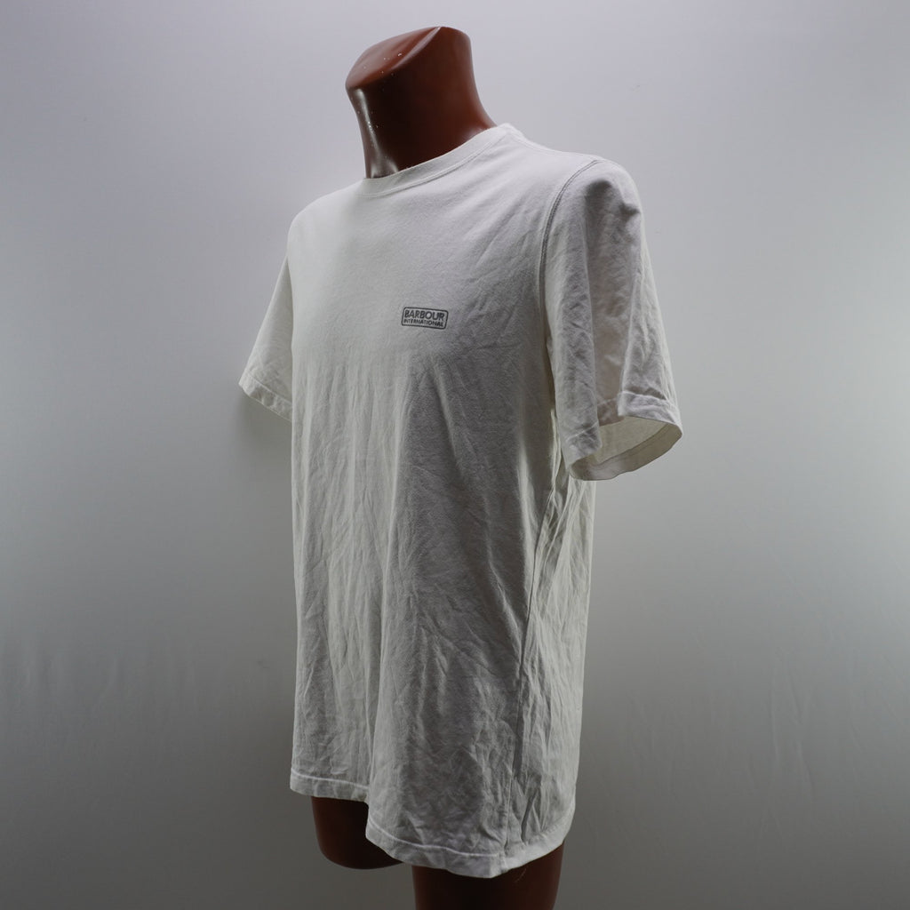 Camiseta Barbour para Hombre Usada - Blanca, XL