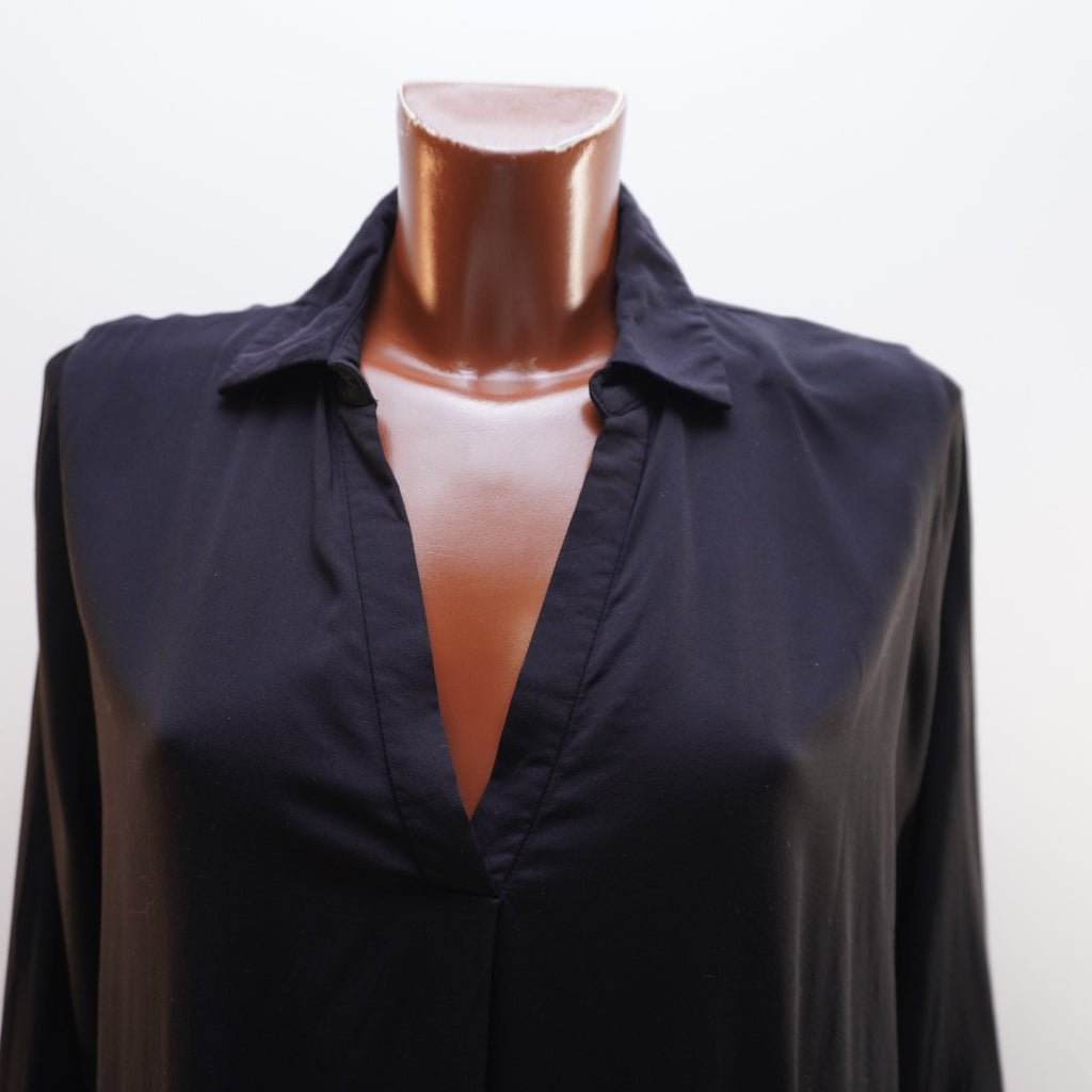 Camisa Henley Opus para Mujer Usada - Negra, Grande (L)