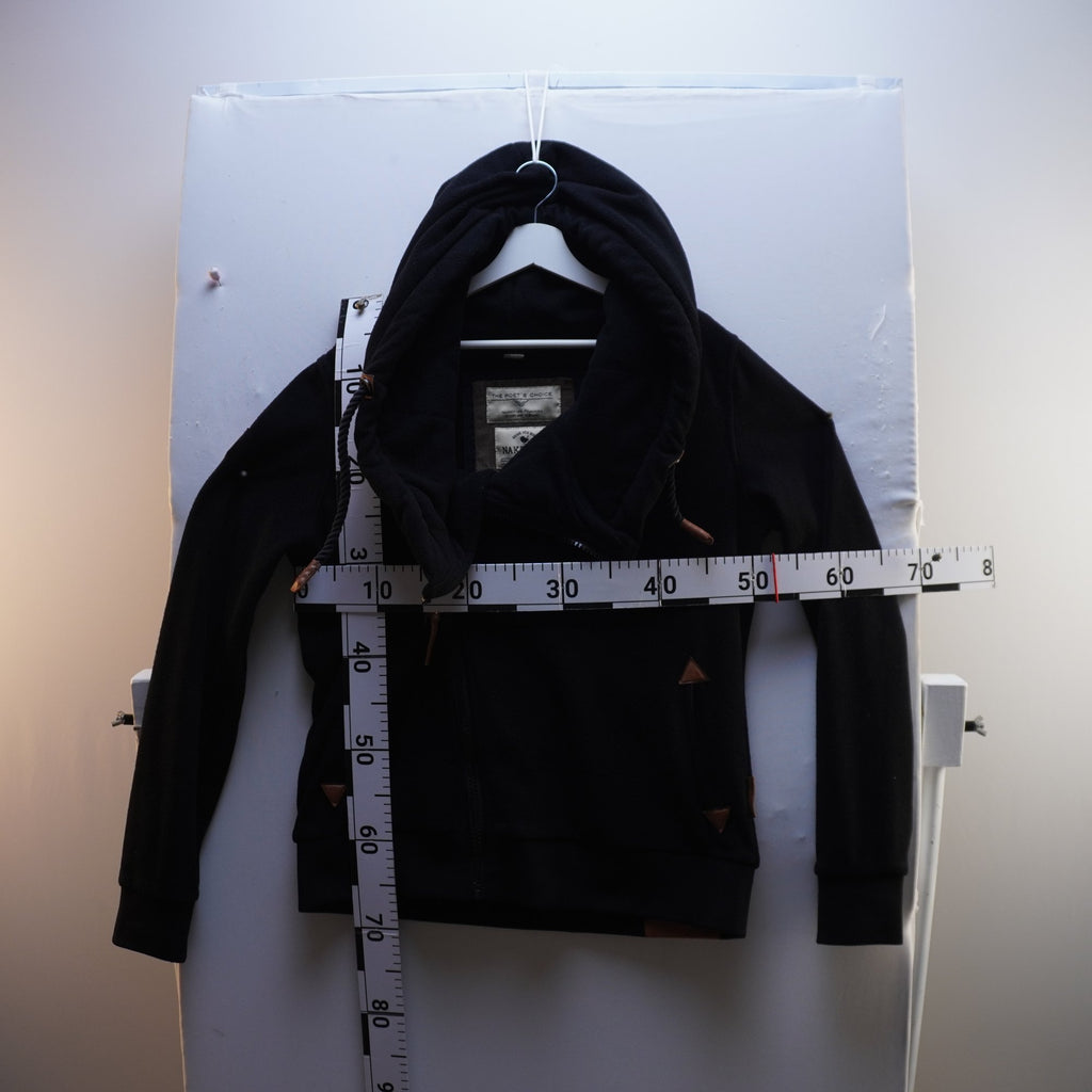 Sudadera con Capucha Naketano para Mujer Usada - Negra, XL