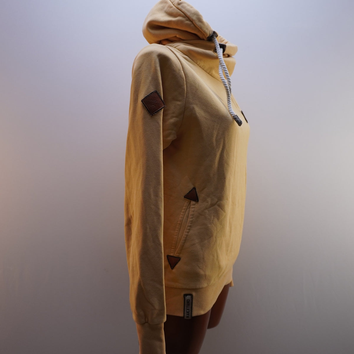 Sudadera con Capucha Naketano para Mujer Usada - Amarilla, M