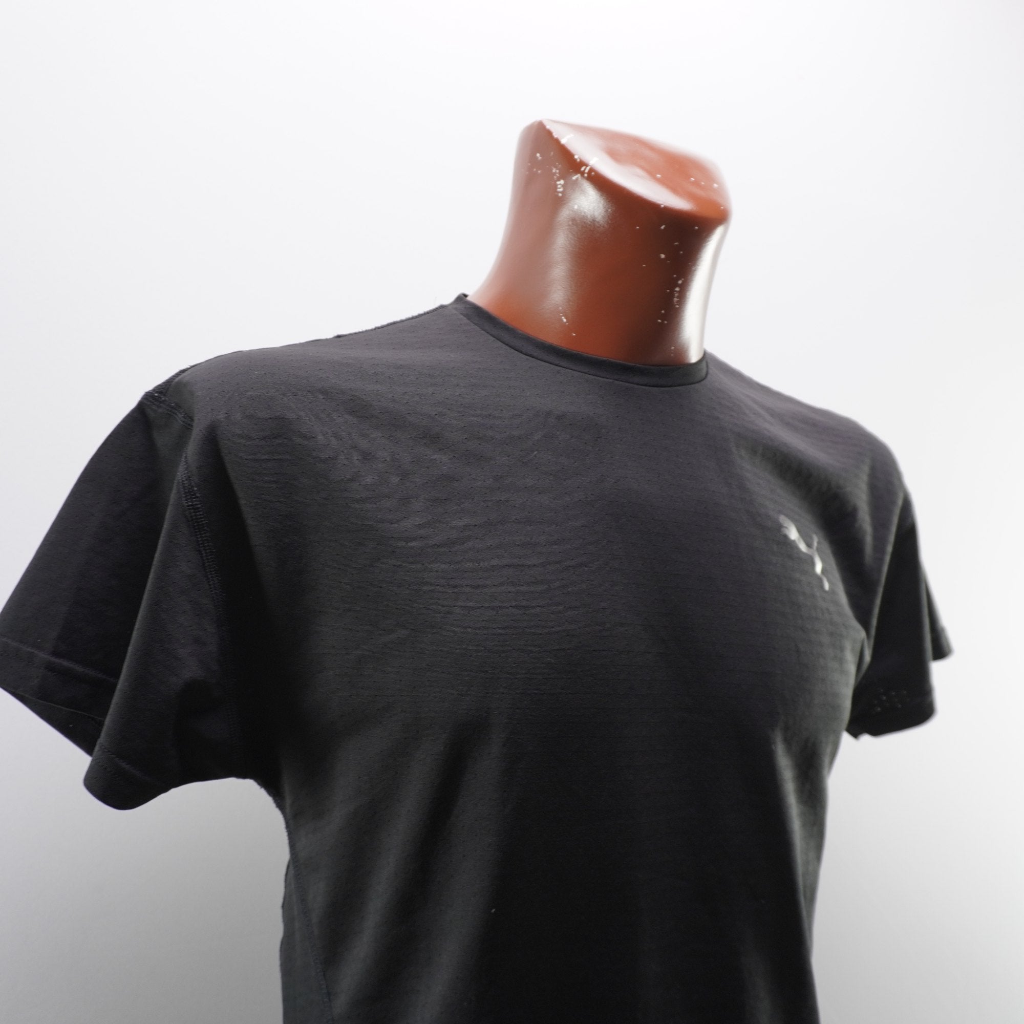 Camiseta de Manga Corta Puma para Hombre Usada - Negra, S