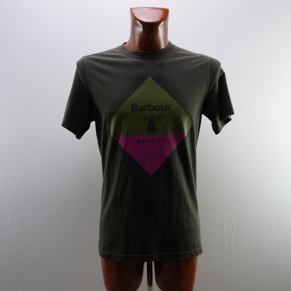 Camiseta Barbour para Hombre Usada - Caqui, M