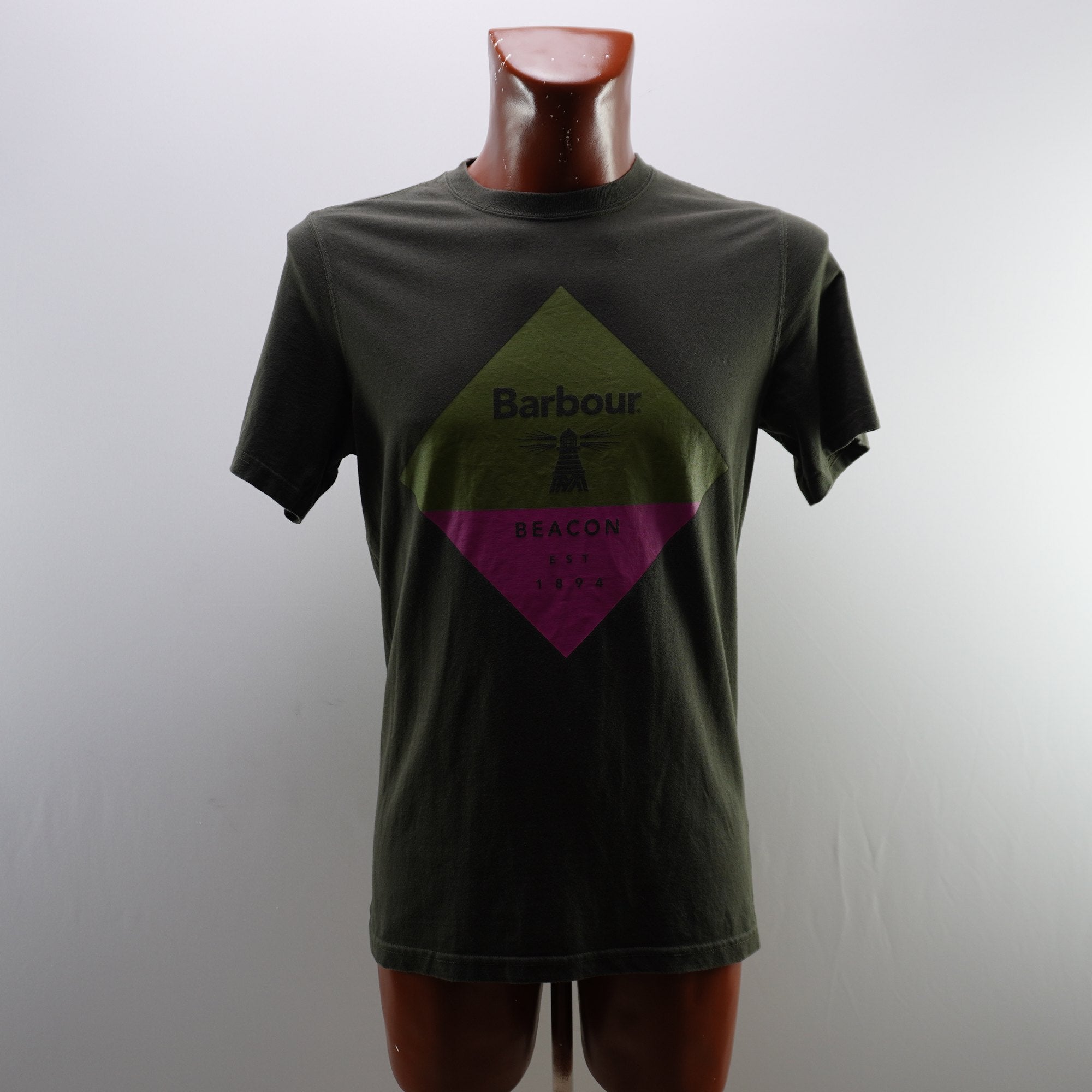 Camiseta Barbour para Hombre Usada - Caqui, M