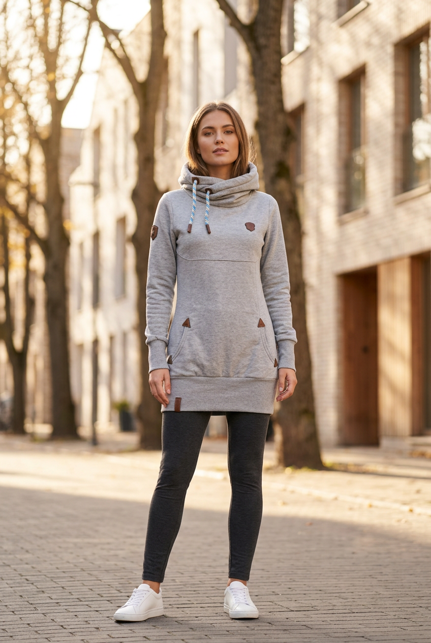 Gebrauchter Naketano-Pullover für Damen – Grau, M