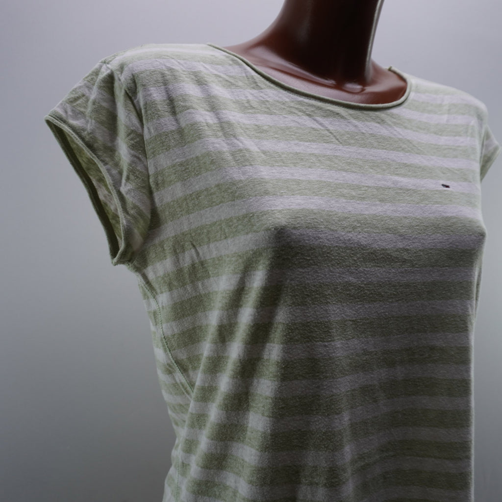 Camiseta de Manga Corta Tommy Hilfiger para Mujer Usada - Verde, L