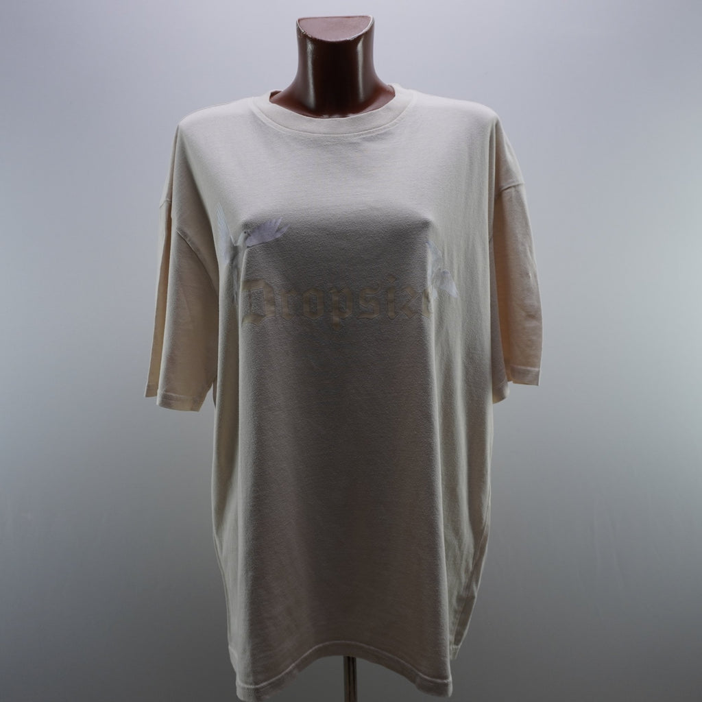 Camiseta de Manga Corta Dropsize para Mujer Usada - Beige, L