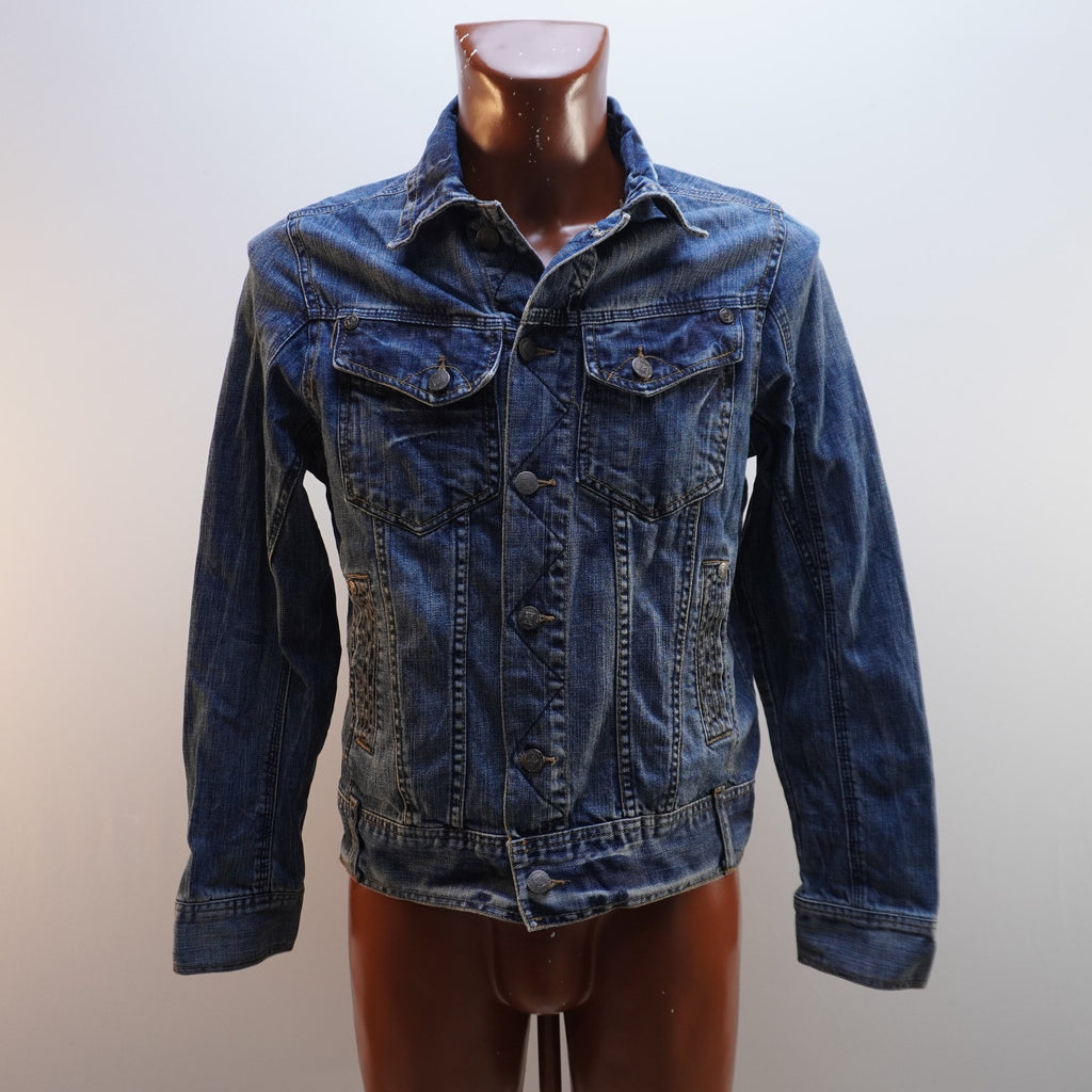 Cazadora Vaquera Tom Thompson para Hombre Usada - Azul, Pequeño (S)