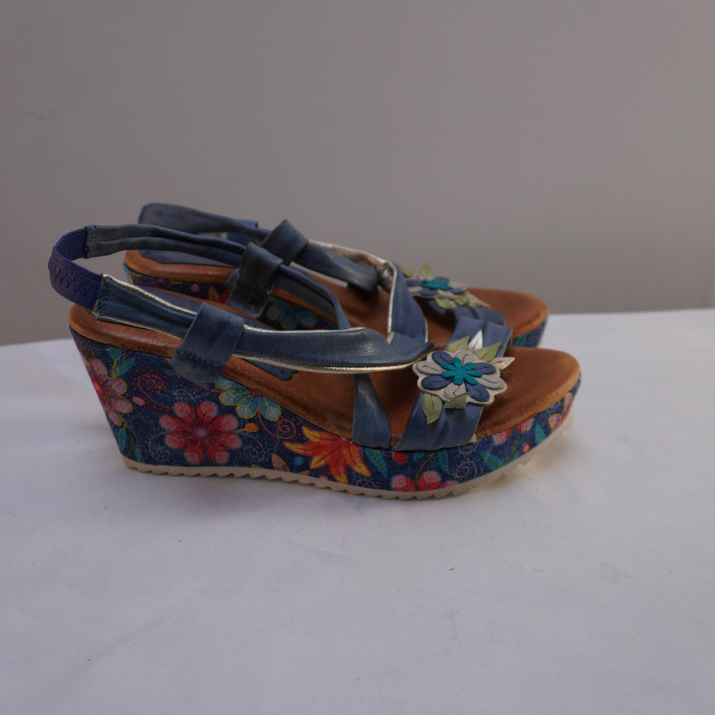 Sandalias Marila para Mujer Usadas - Azul, Talla 39