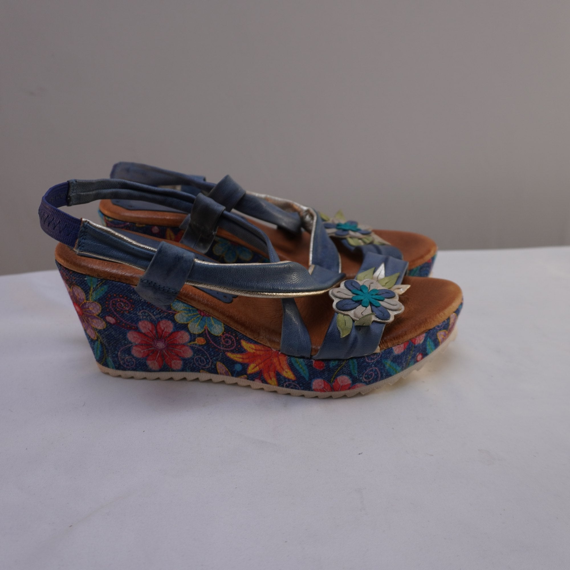 Sandalias Marila para Mujer Usadas - Azul, Talla 39