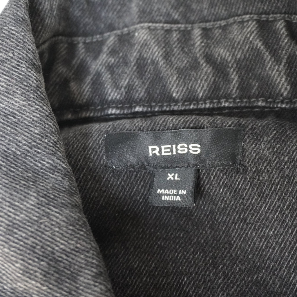 Cazadora Vaquera Reiss para Hombre Usada - Negra, XL