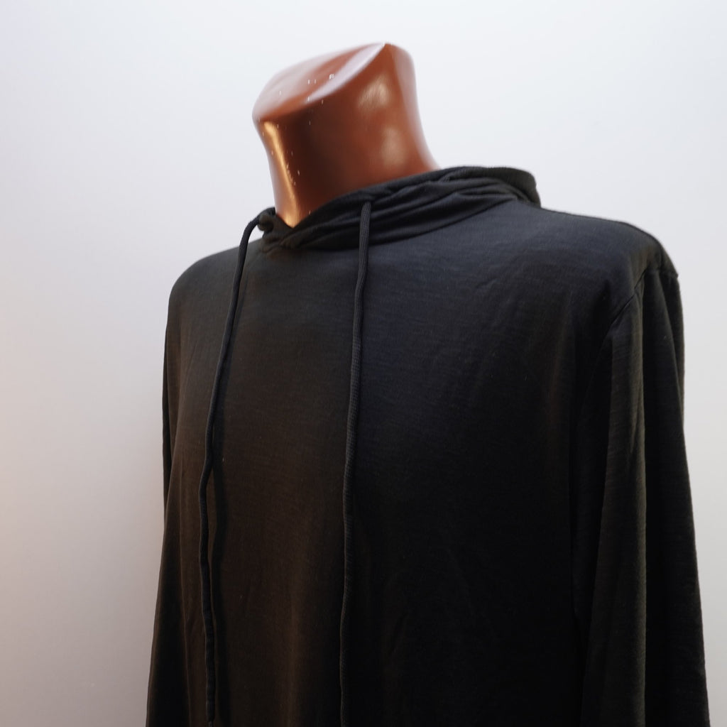 Sudadera con Capucha Siimhwrss para Hombre Usada - Negra, XXL