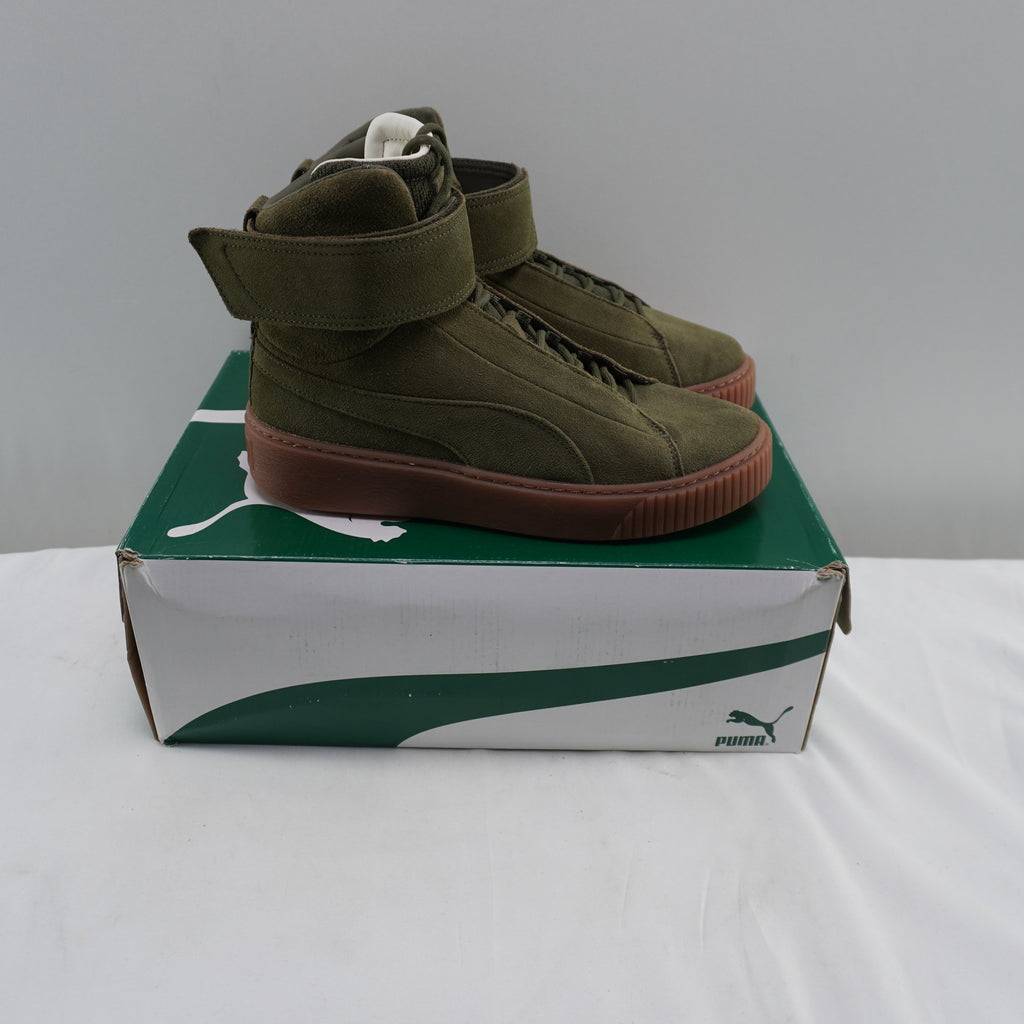 Zapatillas Puma para Mujer Usadas - Verde, Talla 39