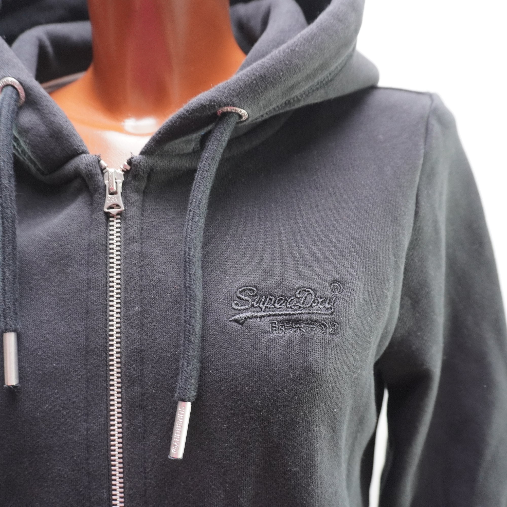 Sudadera con Capucha Superdry para Mujer Usada - Negra, L