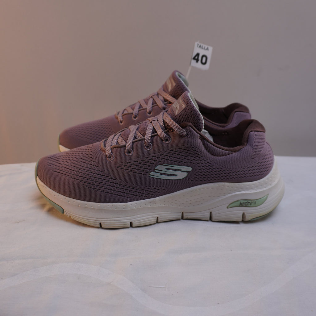 Zapatillas Skechers para Mujer Usadas - Rosa, 40
