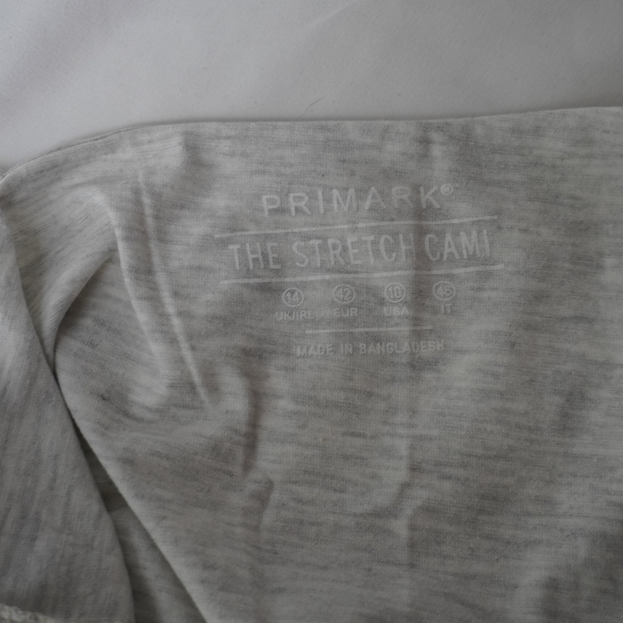 Camiseta sin Mangas Primark para Mujer Usada - Gris, L