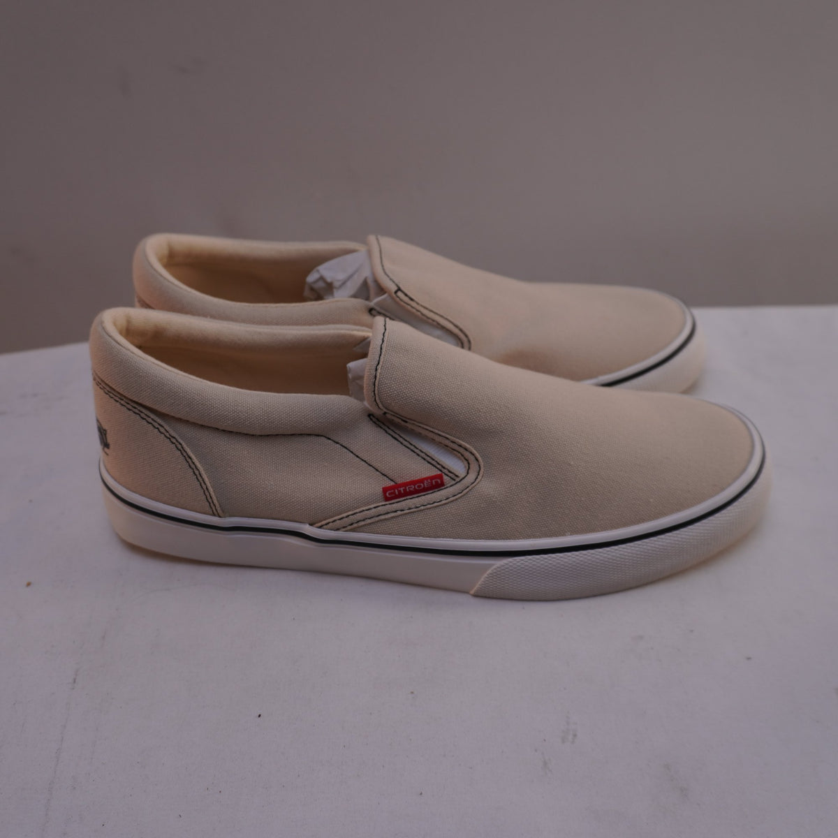 Zapatillas Citroën para Hombre Usadas - Beige, Talla 43