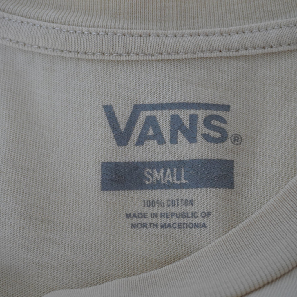 Camiseta Vans para Mujer Usada - Beige, S