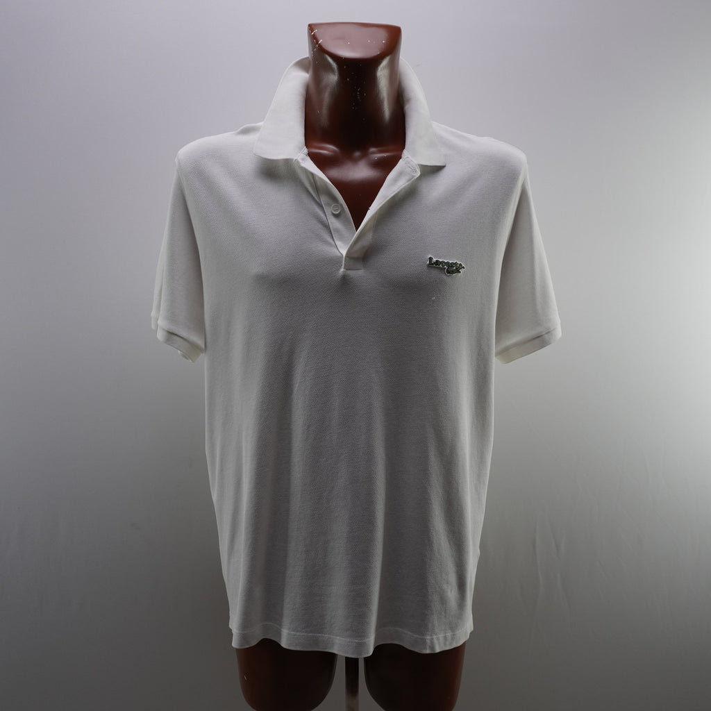 Camiseta Lacoste para Hombre Usada - Blanca, XXL