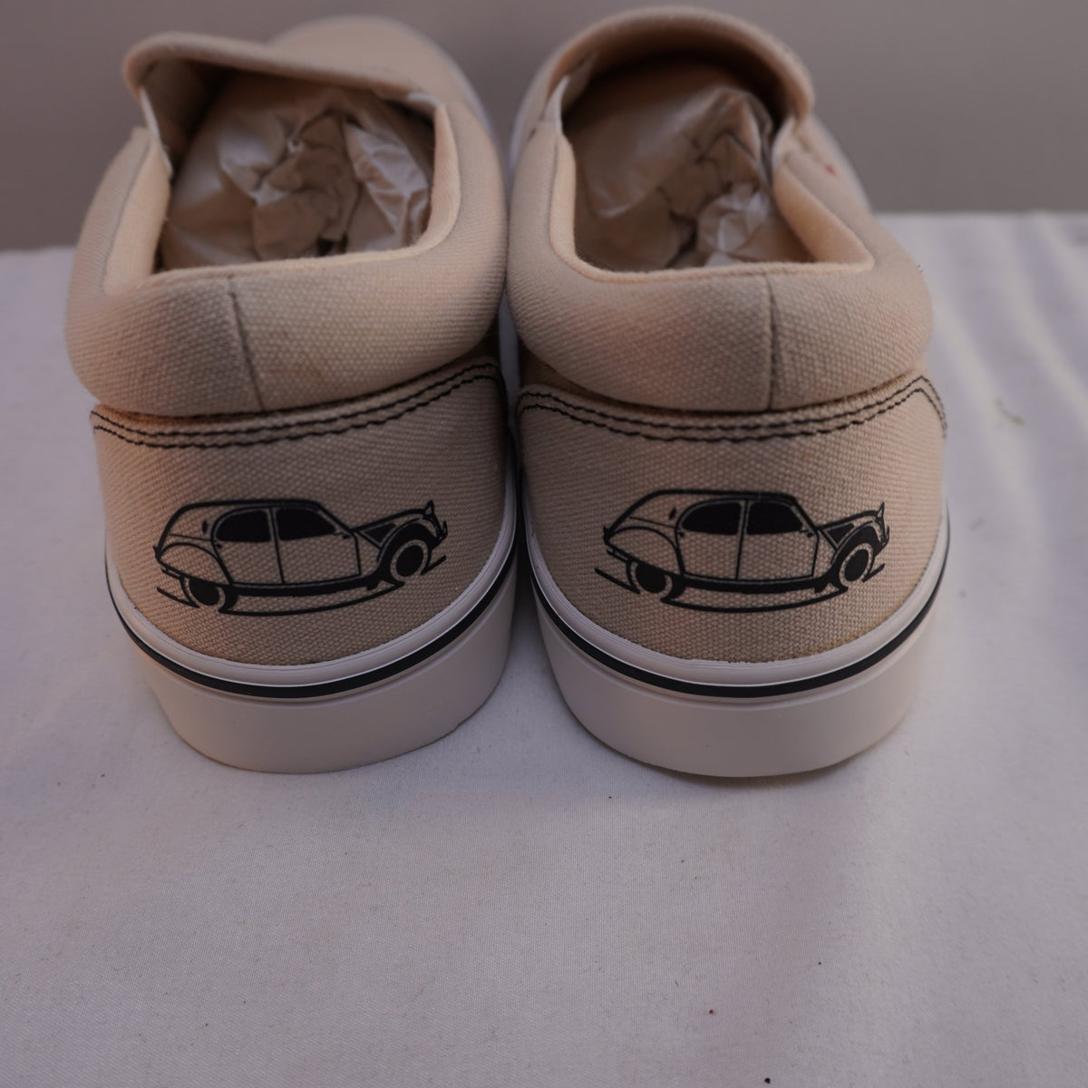 Zapatillas Citroën para Hombre Usadas - Beige, Talla 42