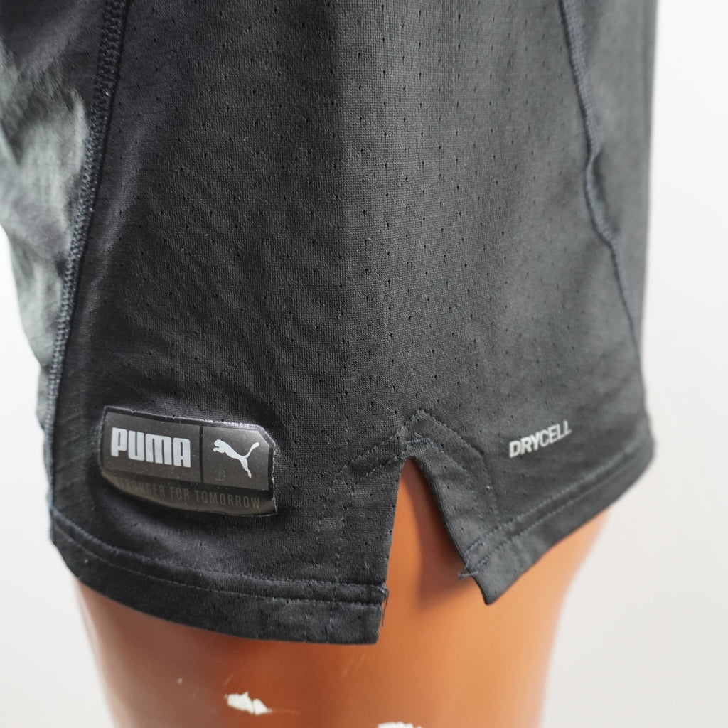 Camiseta de Manga Corta Puma para Hombre Usada - Negra, S