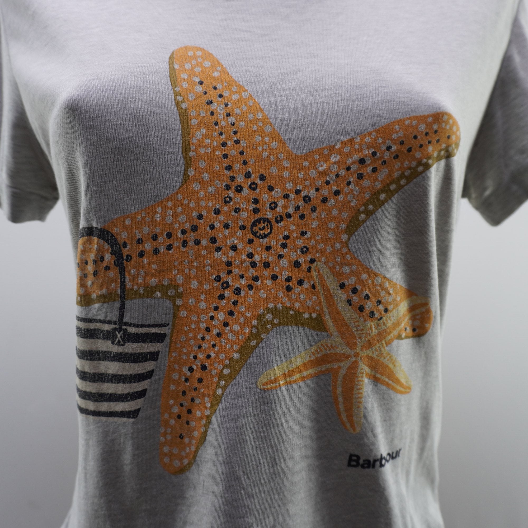 Camiseta Barbour para Mujer Usada - Gris, M