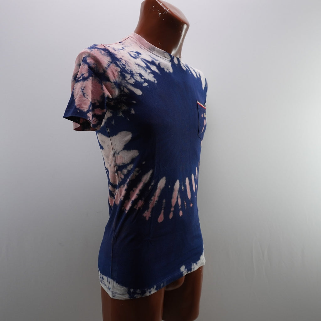Camiseta de Manga Corta Uzzi para Hombre Usada - Azul Marino, XS