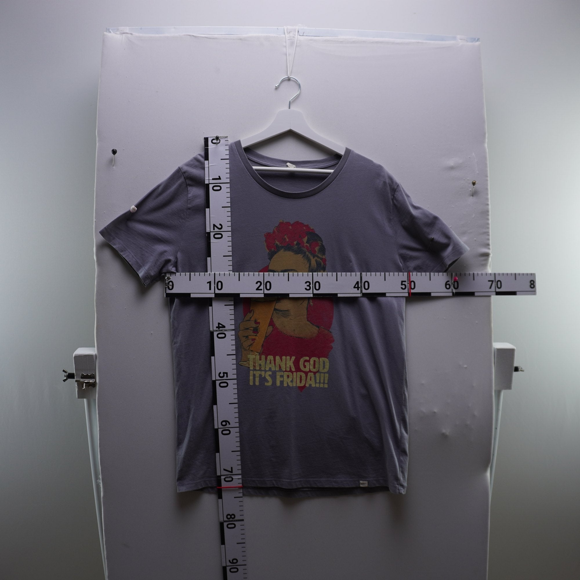 Camiseta de Manga Corta Wituka para Hombre Usada - Gris, L