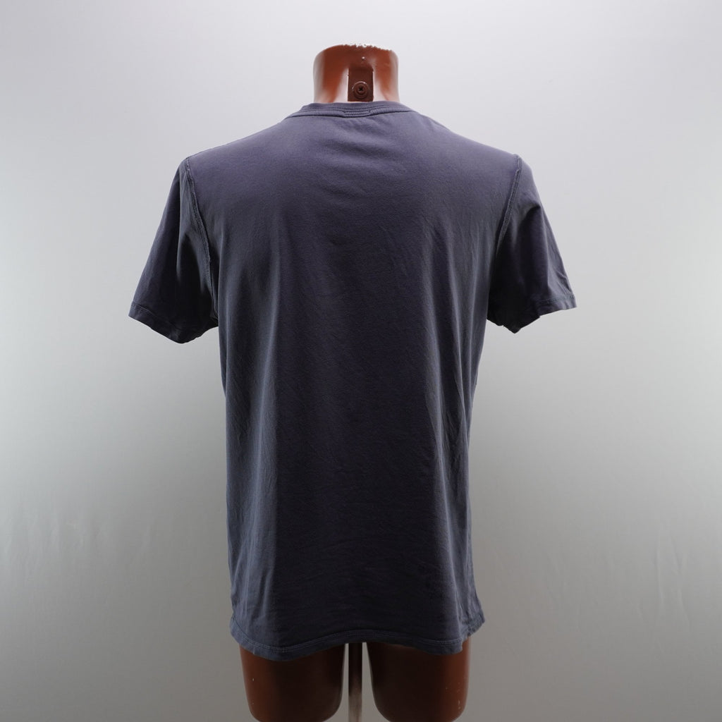 Camiseta de Manga Corta True Religión para Hombre Usada - Azul, L