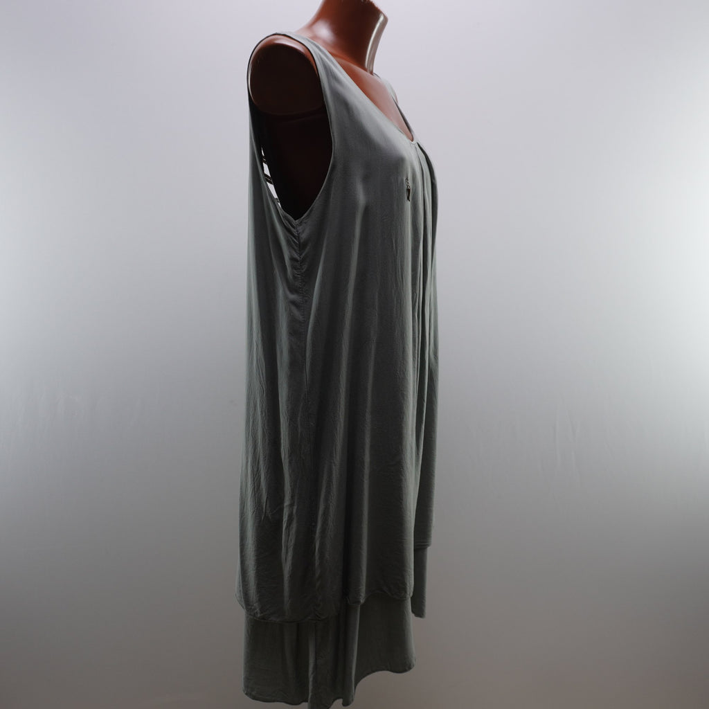 Vestido Italian Style para Mujer Usado - Caqui, XL