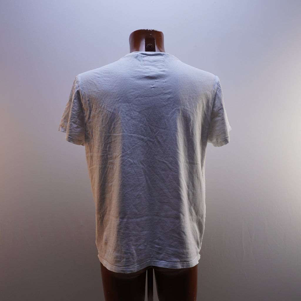 Camiseta de Manga Corta Superdry para Hombre Usada - Blanca, XXL