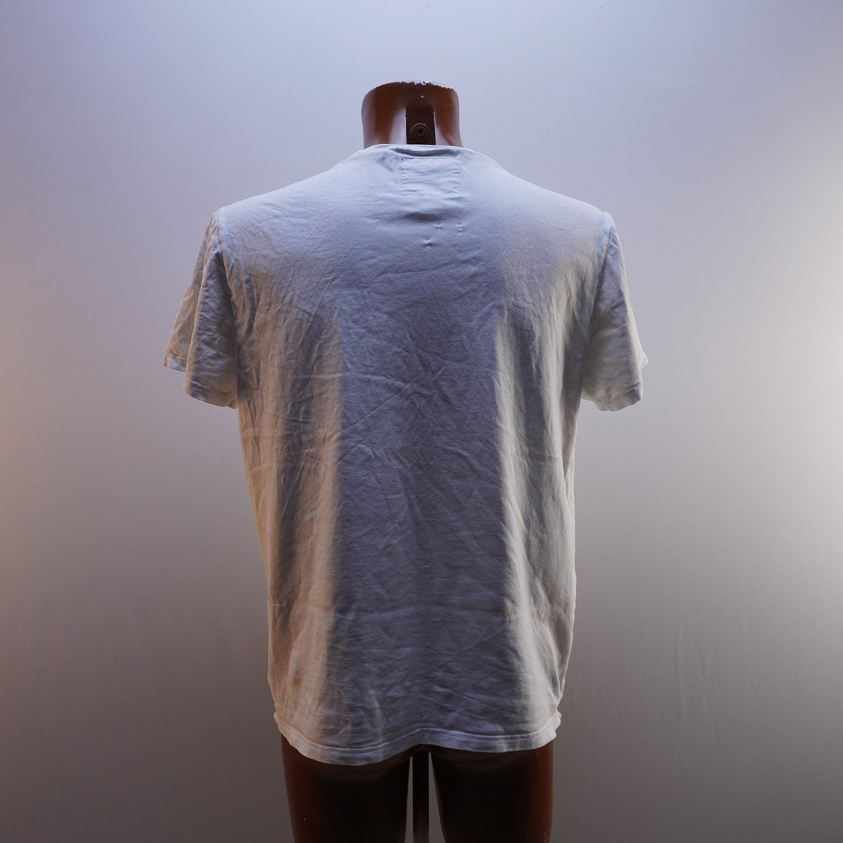 Camiseta de Manga Corta Superdry para Hombre Usada - Blanca, XXL