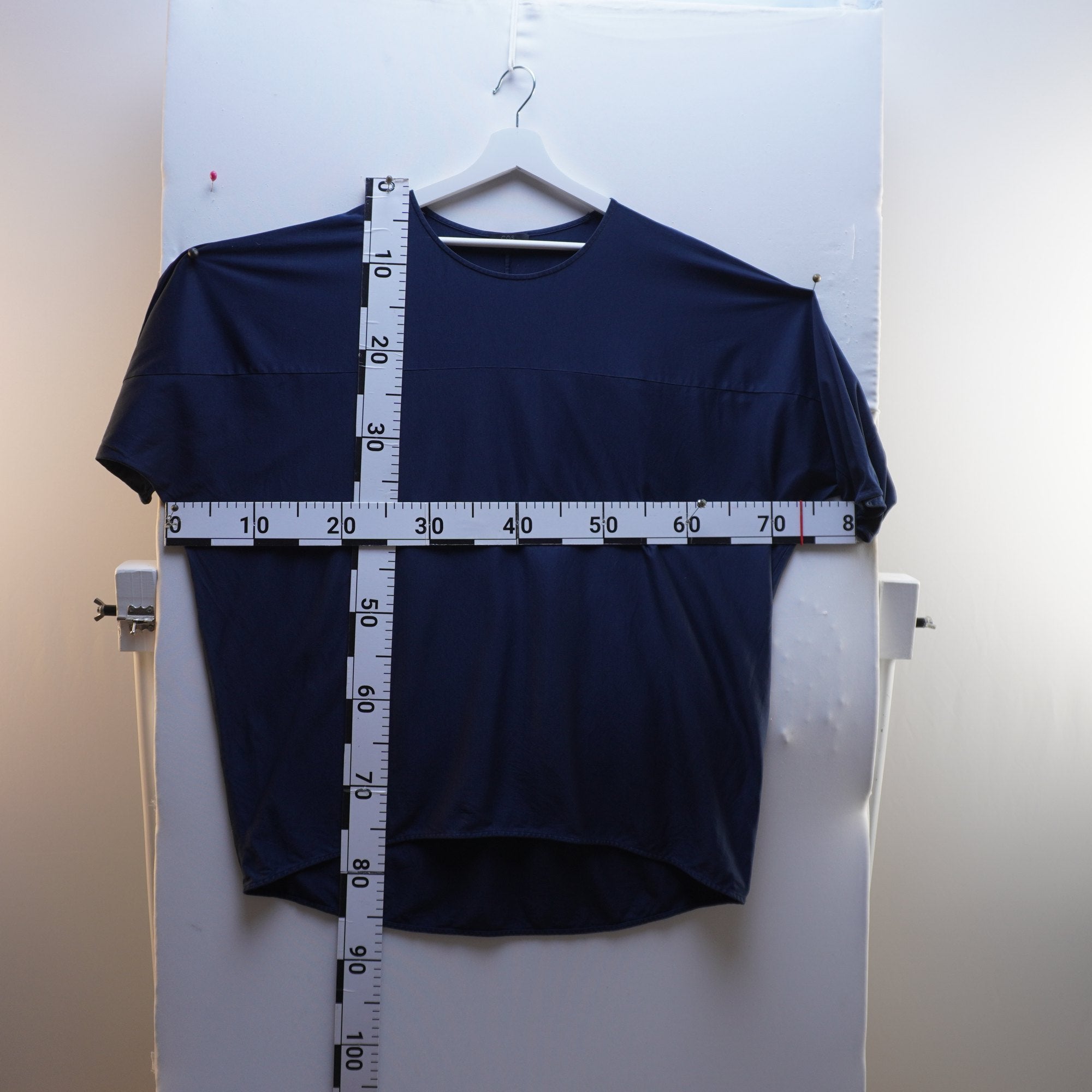 Camiseta de Manga Corta Cos para Mujer Usada - Azul Marino, L