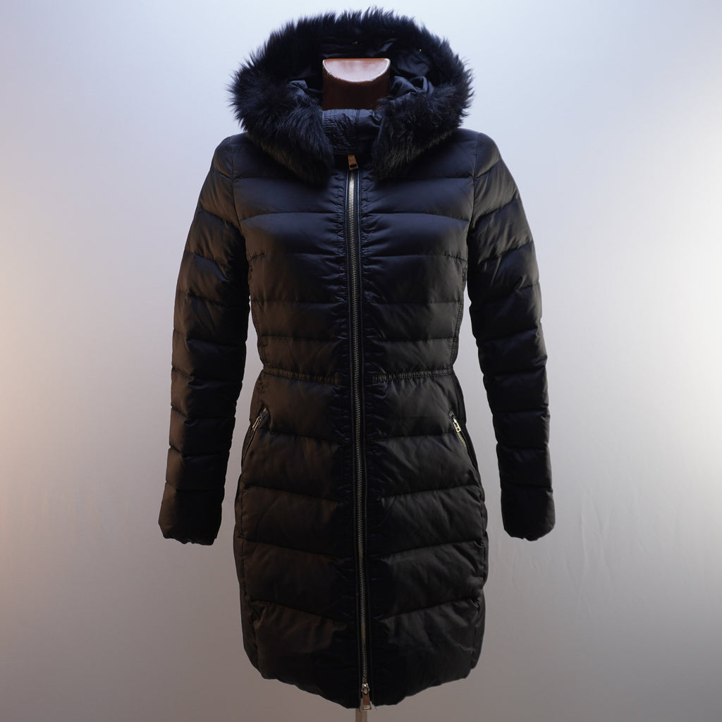 Parka Massimo Dutti para Mujer Usada - Negra, Pequeño (S)