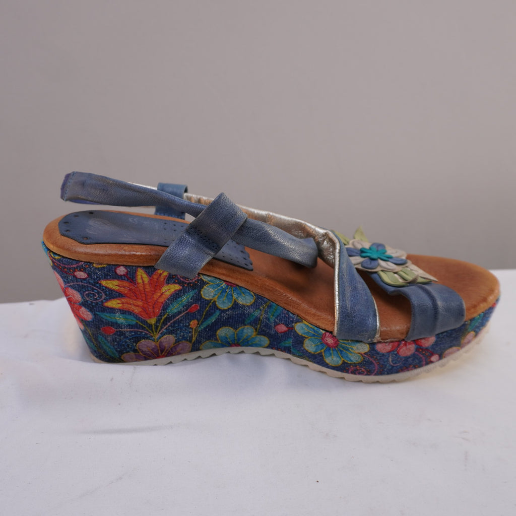 Sandalias Marila para Mujer Usadas - Azul, Talla 39