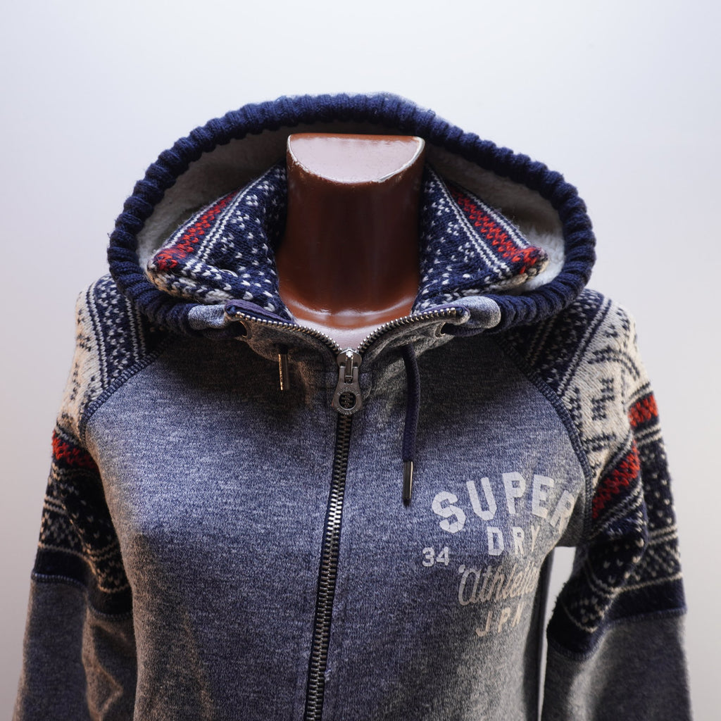 Sudadera con Capucha Superdry para Mujer Usada - Gris, L