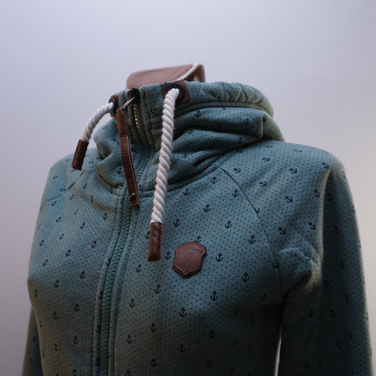 Sudadera con Capucha Naketano para Mujer Usada - Verde, M