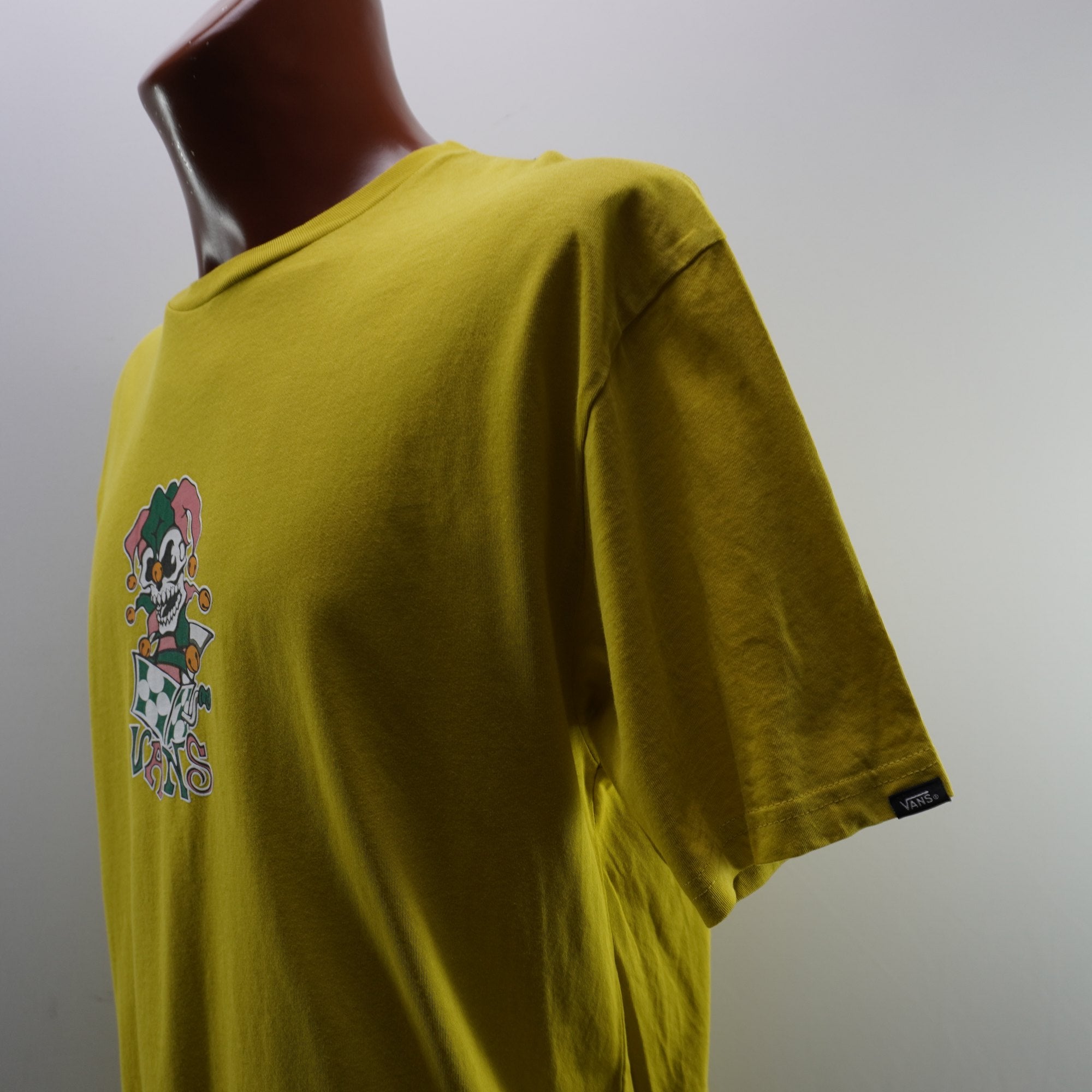Camiseta de Manga Corta Vans para Hombre Usada - Amarillo, L