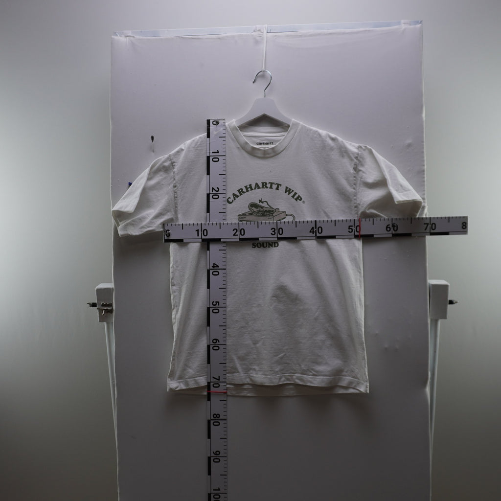 Camiseta de Manga Corta Carhartt para Hombre - Blanca, M, Usada en Muy Buen Estado