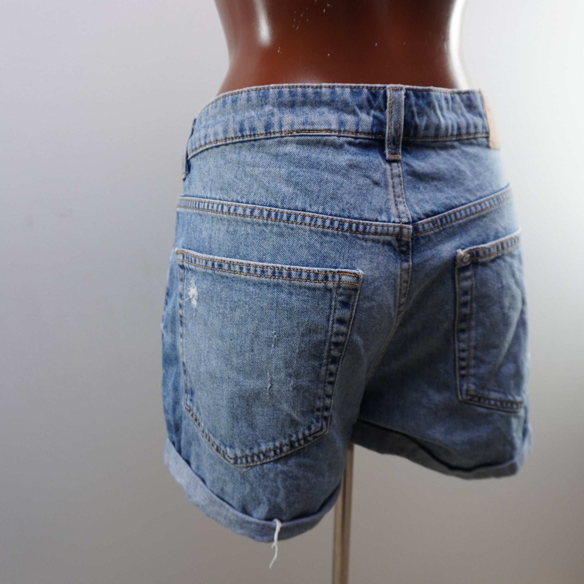 Pantalones Cortos Vaqueros para Mujer - Azul, L - Usados en Muy Buen Estado