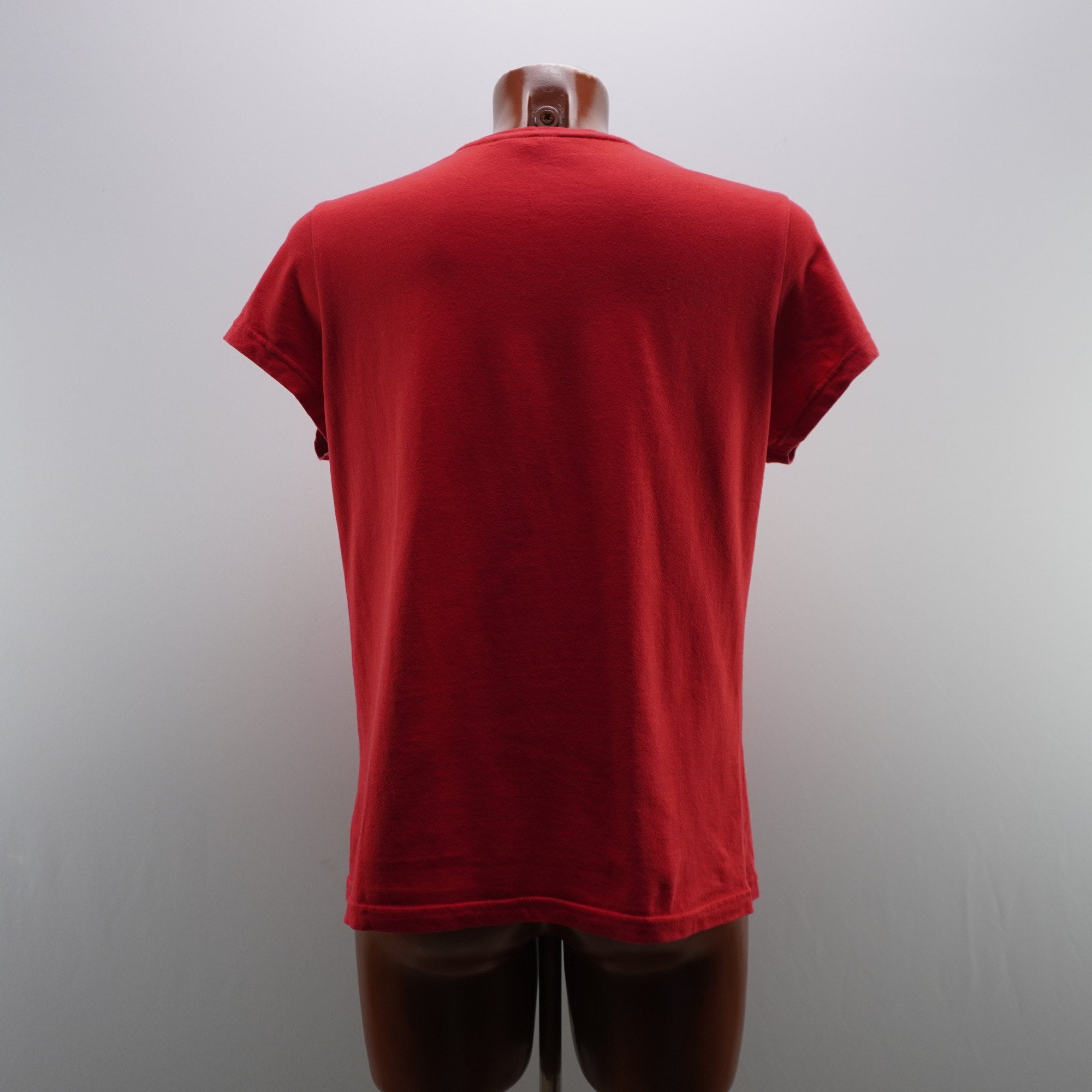 Camiseta de Manga Corta Reebok para Mujer - Roja, XL, Usada en Muy Buen Estado