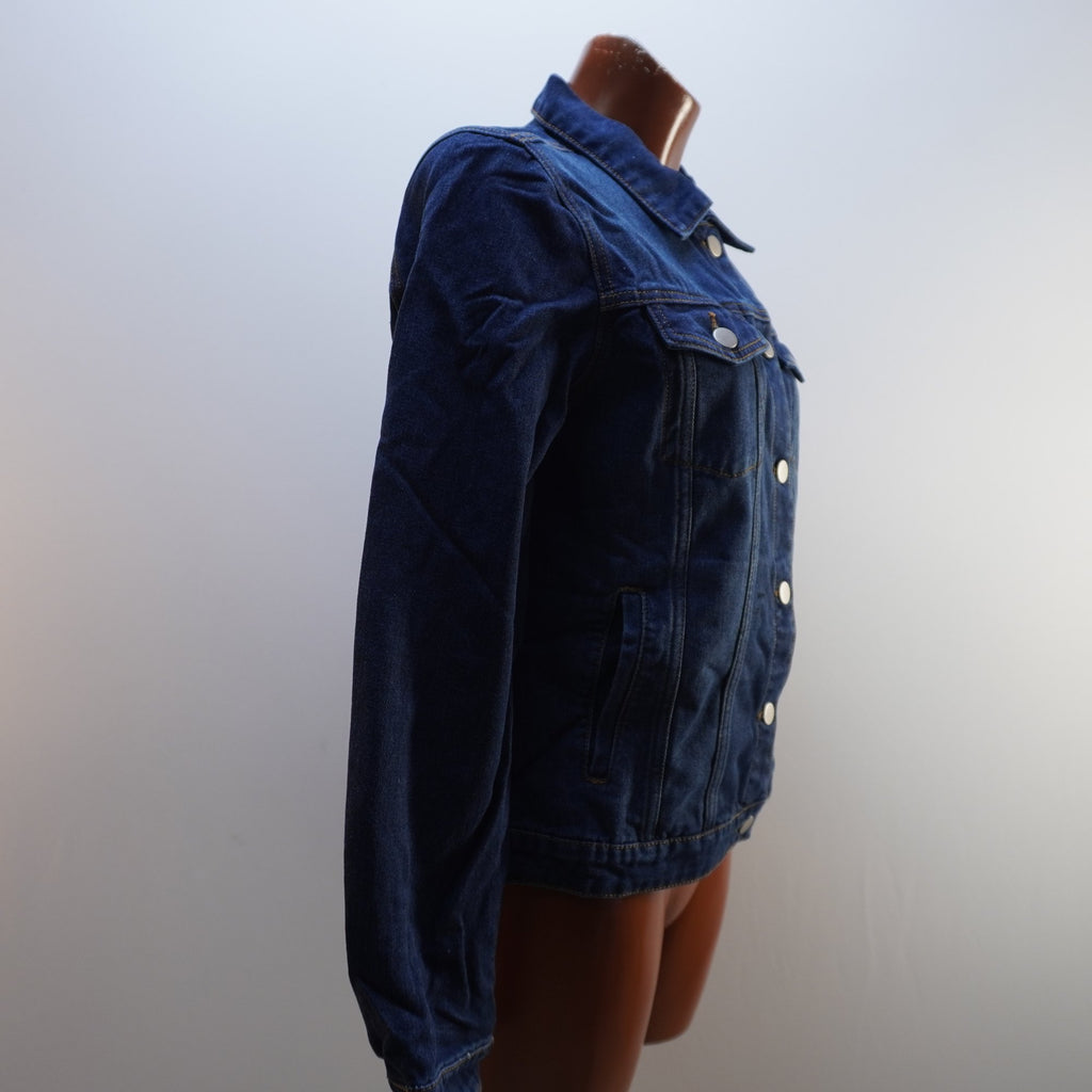 Cazadora Vaquera Italian Style para Mujer Usada - Azul Marino, M