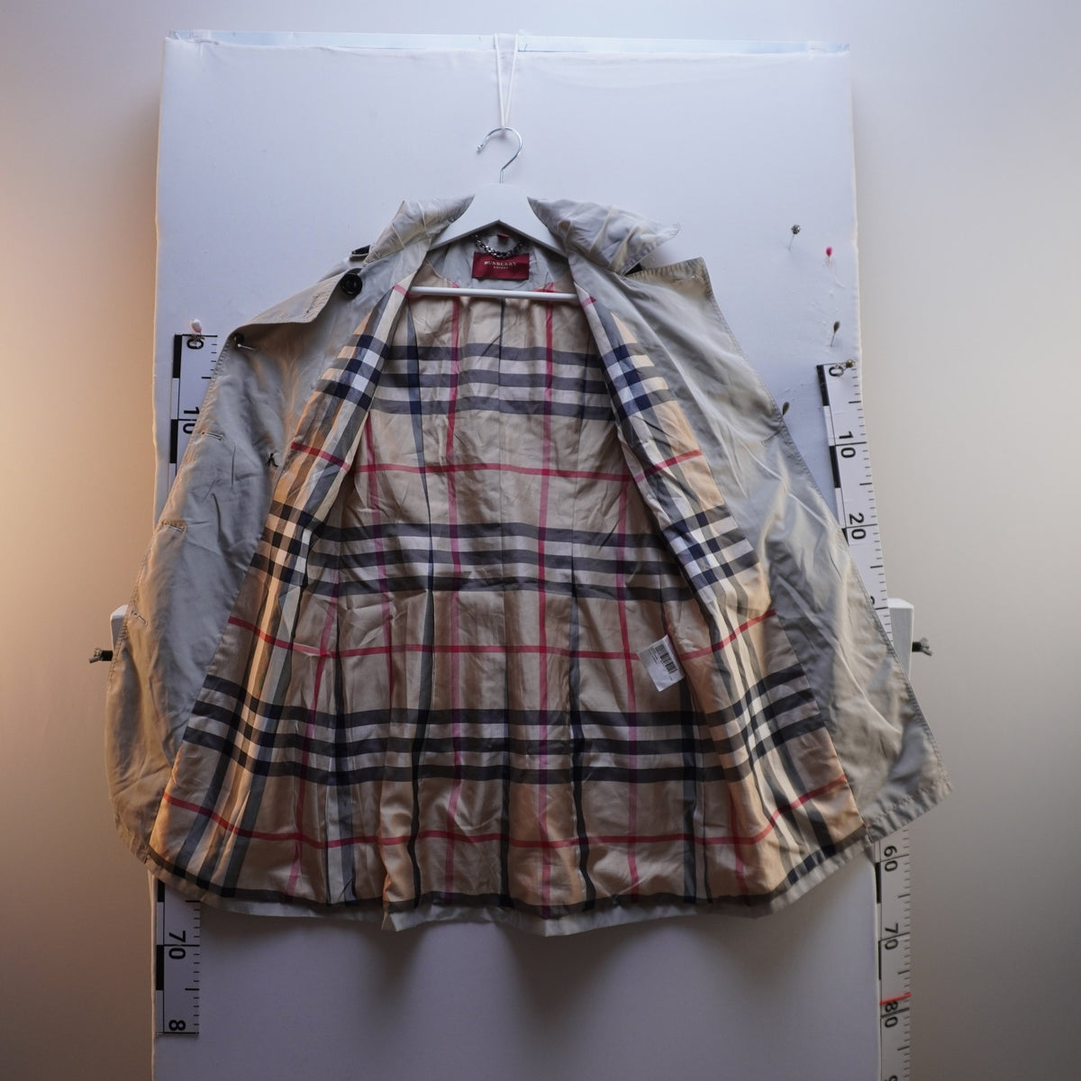 Gabardina Burberry para Mujer Usada - Beige, S