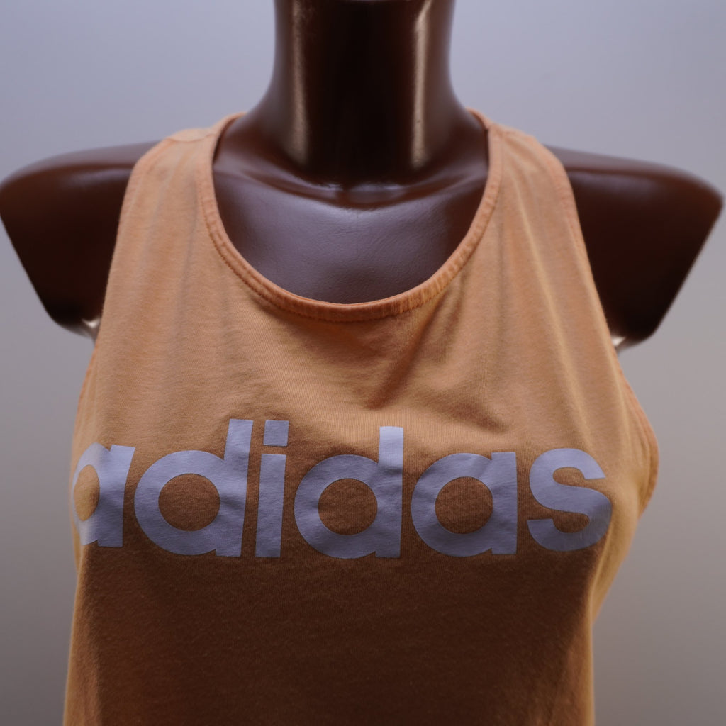 Camiseta sin Mangas Adidas para Mujer - Amarillo, XL (Usado en Muy Buen Estado)