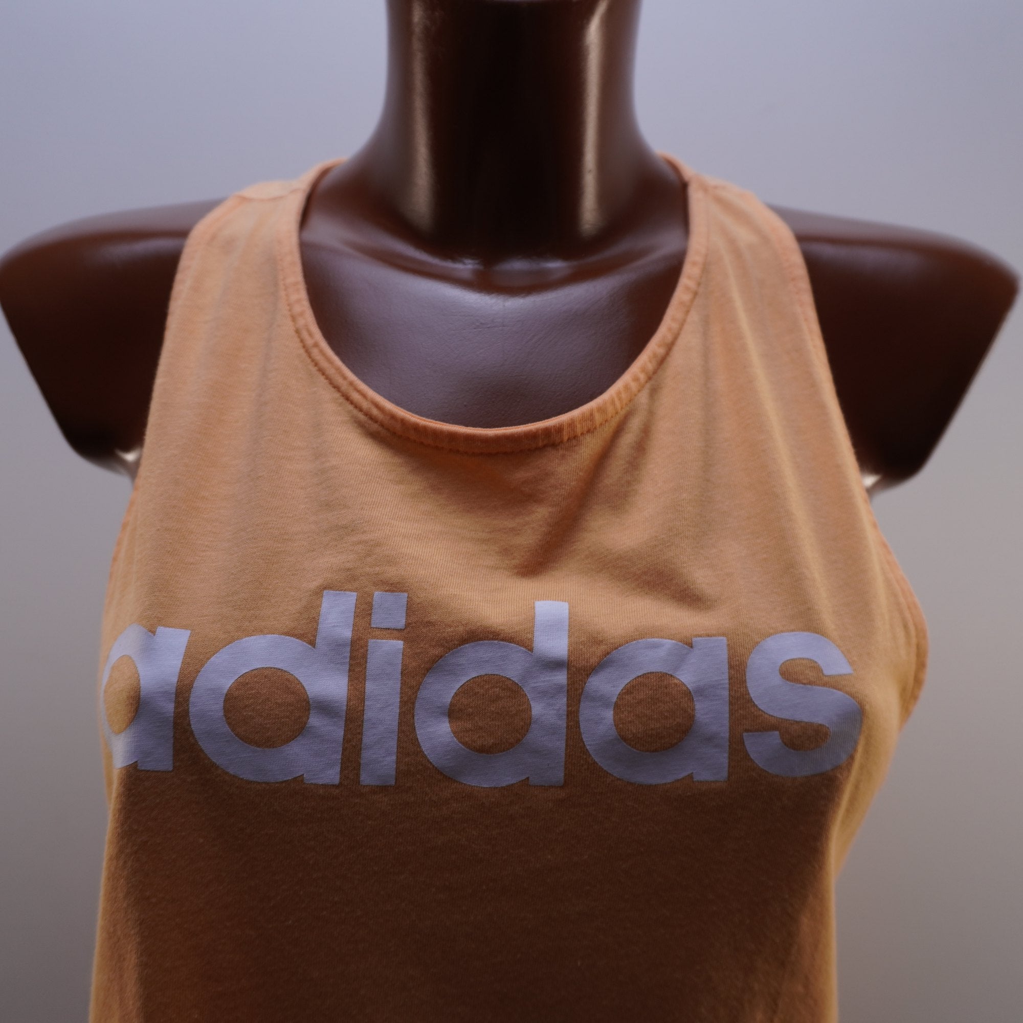 Camiseta sin Mangas Adidas para Mujer - Amarillo, XL (Usado en Muy Buen Estado)