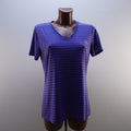 Camiseta de Manga Corta Adidas para Mujer Usada - Púrpura, L