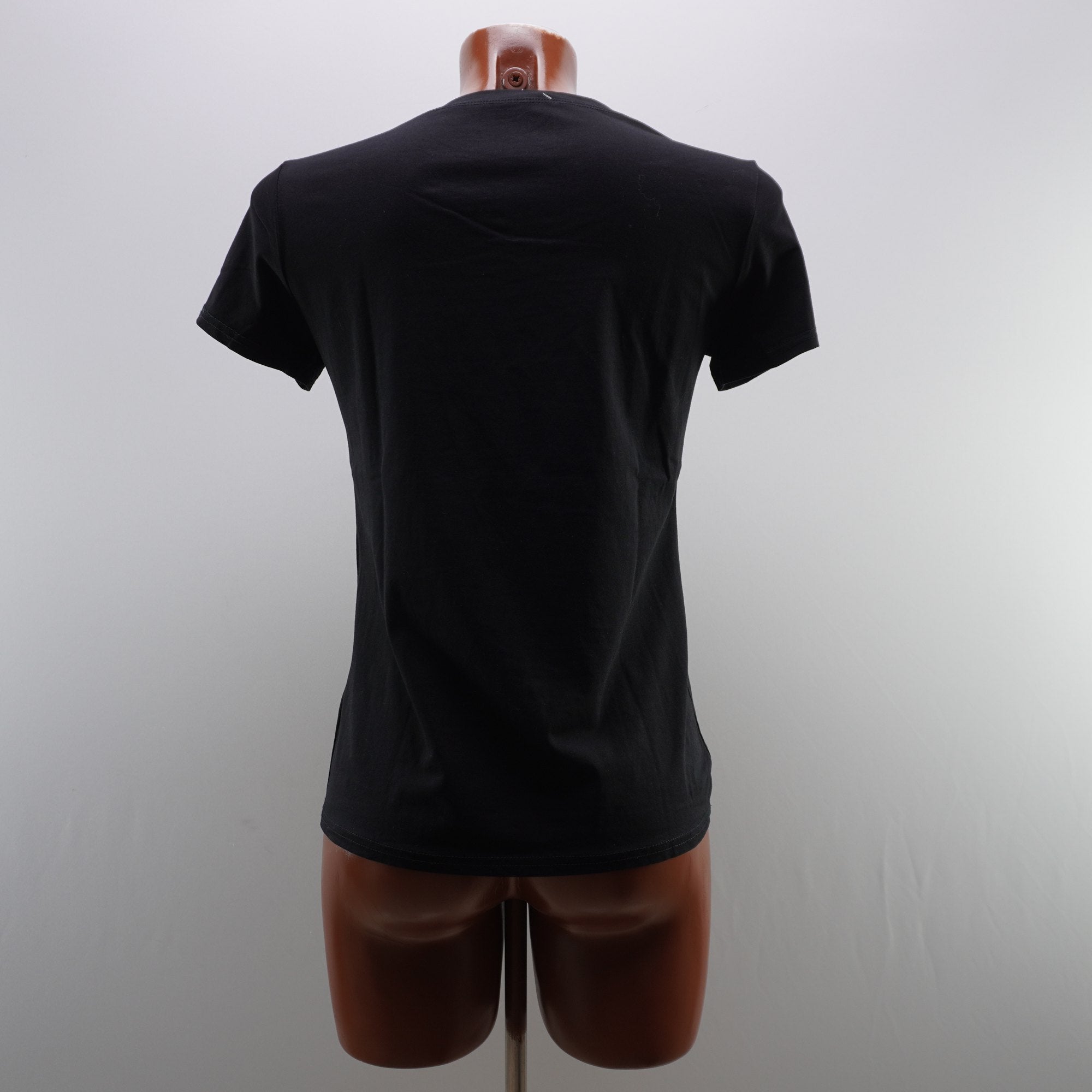 Camiseta de Manga Corta Jean Lozis para Mujer Usada - Negra, M
