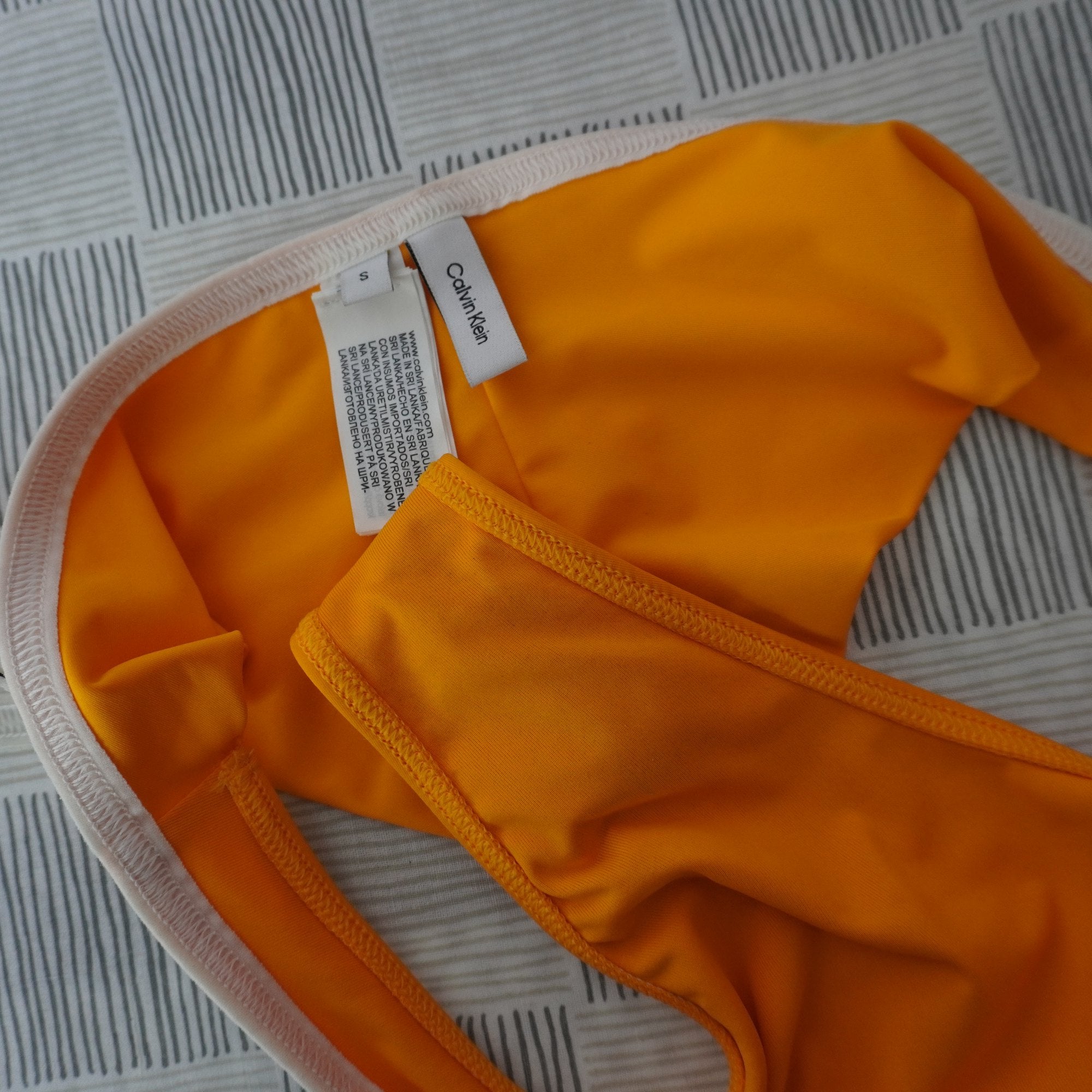 Vestido de Baño Calvin Klein para Mujeres Usado - Naranja, S