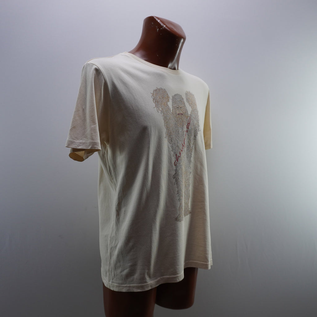 Camiseta de Manga Corta Typographia para Hombre Usada - Beige, L