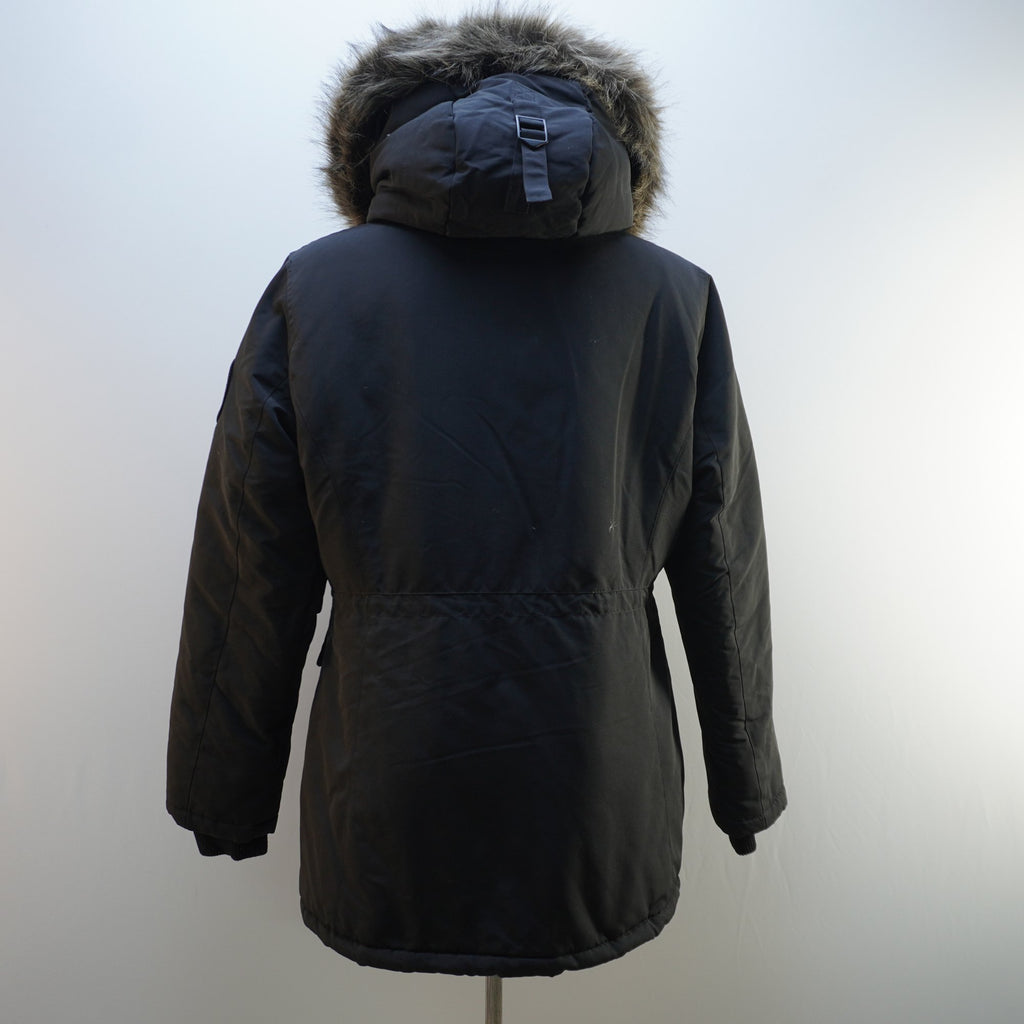 Parka Superdry para Mujer Usada - Negra, XL