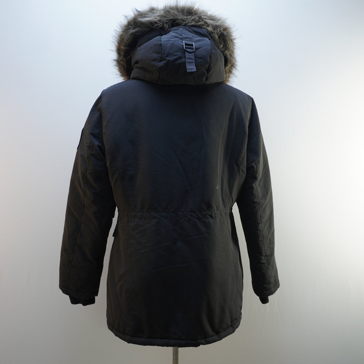 Parka Superdry para Mujer Usada - Negra, XL